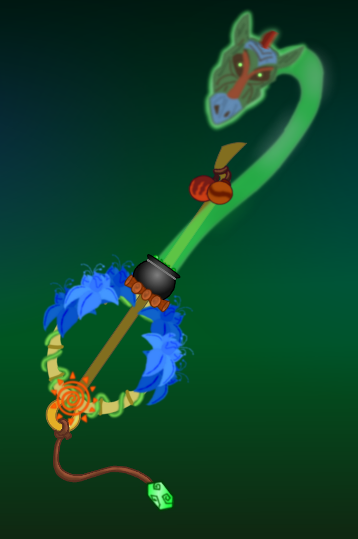 Shaman's Talismen (Zecora keyblade)