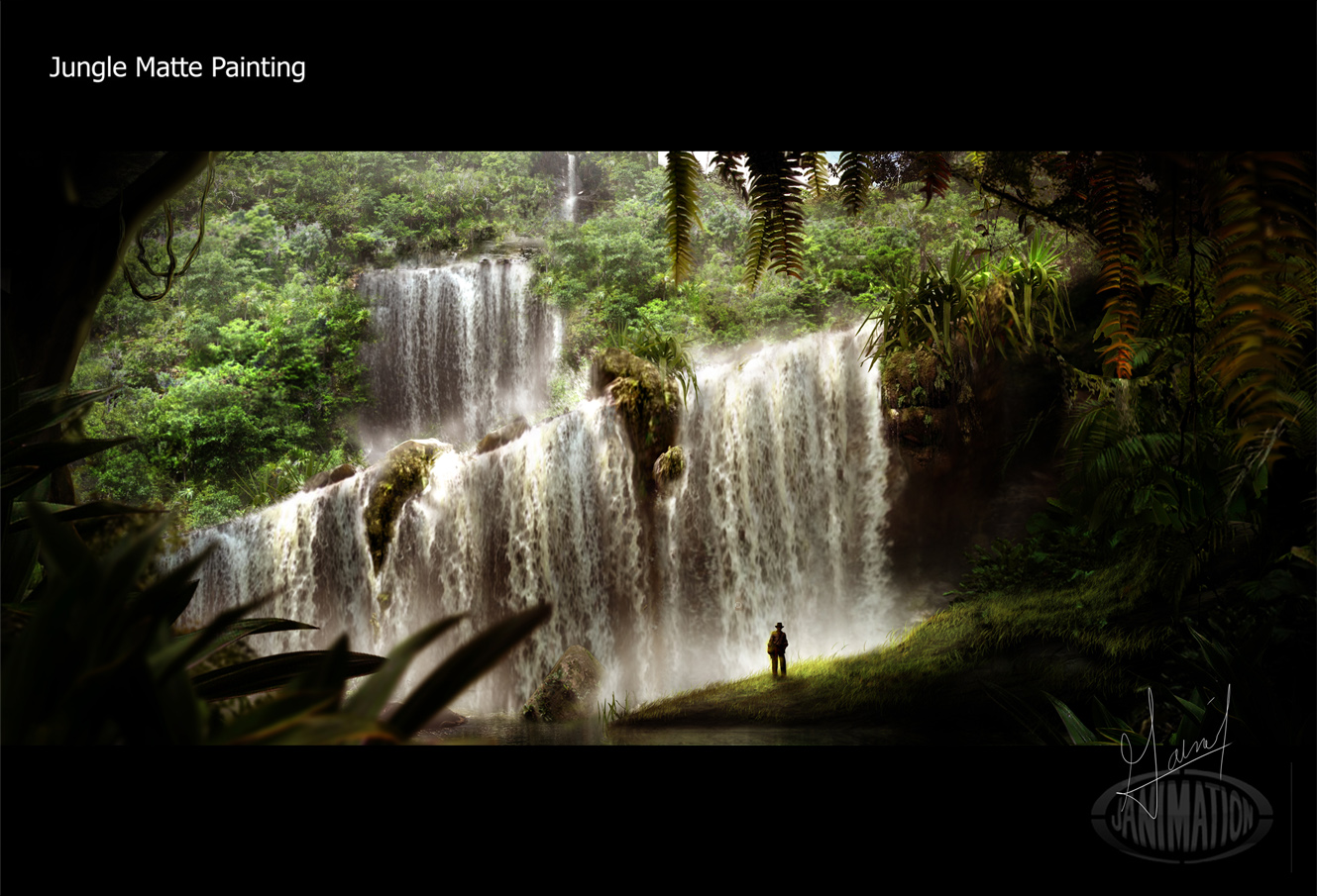 Jungle Matte Painting - Large