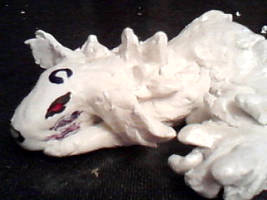Sculpture: Sesshoumaru as dog 2