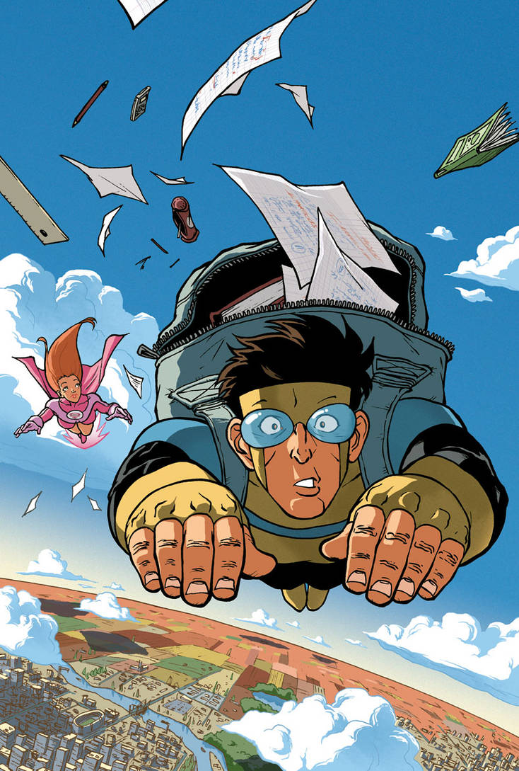 Invincible Late for school by Ullcer on DeviantArt