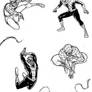 Spiderman sketches 7