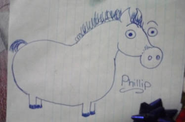 Phillip the overweight horse