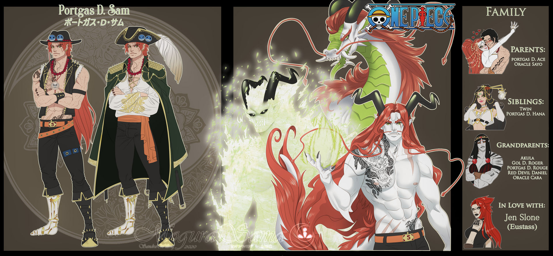 One Piece Oc Portgas D Sam By Mogurasama On Deviantart One Piece Oc Portgas D Sam By Mogurasama On Deviantart