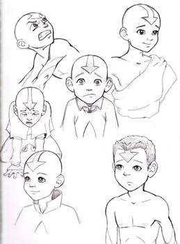 Aang Faces