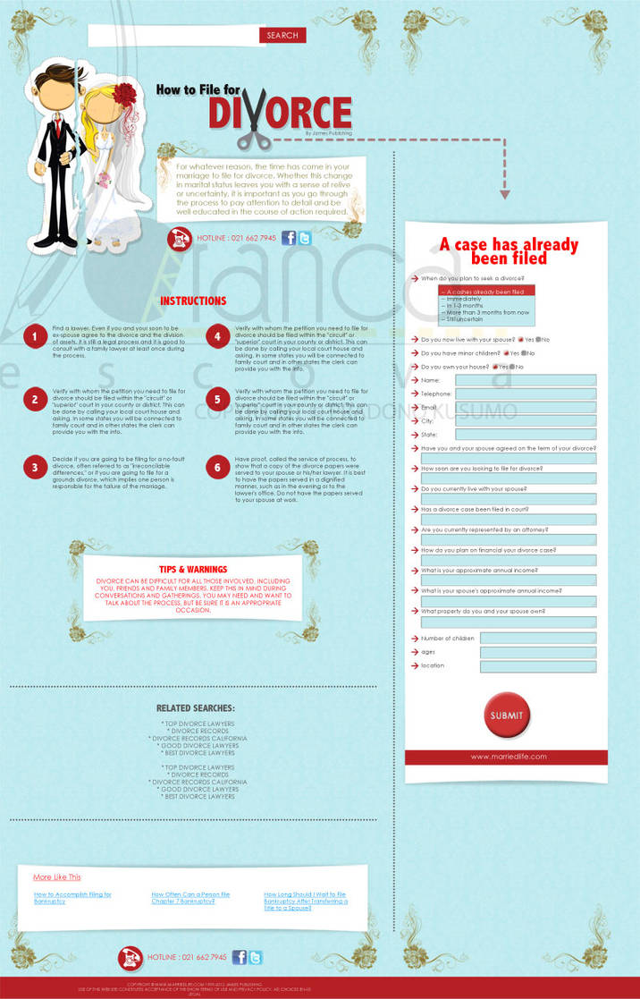Separation Infograph Divorce infographic Form by vectorbending on DeviantArt