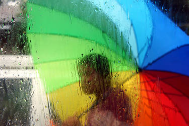 monsoon rain umbrella vendor 