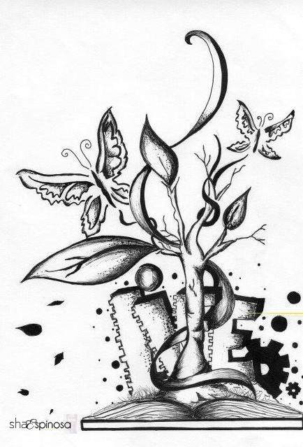 Book of Life (pen and ink) by shamoii09 Book of Life (pen and ink) by shamoii09