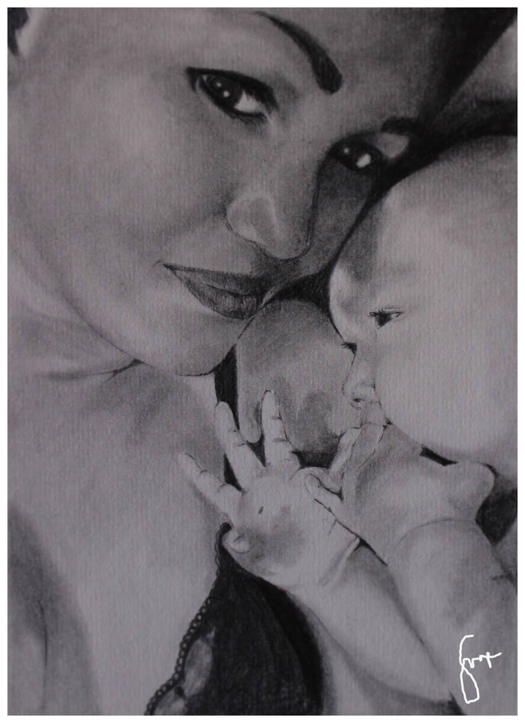 Mother and Child :) by shamoii09 Mother and Child :) by shamoii09