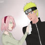 Naruto and Sakura the last Naruto the movie
