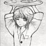 Shrunken waitress by F-AYN-T