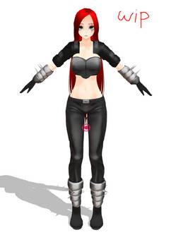 [MMD] Katarina WIP