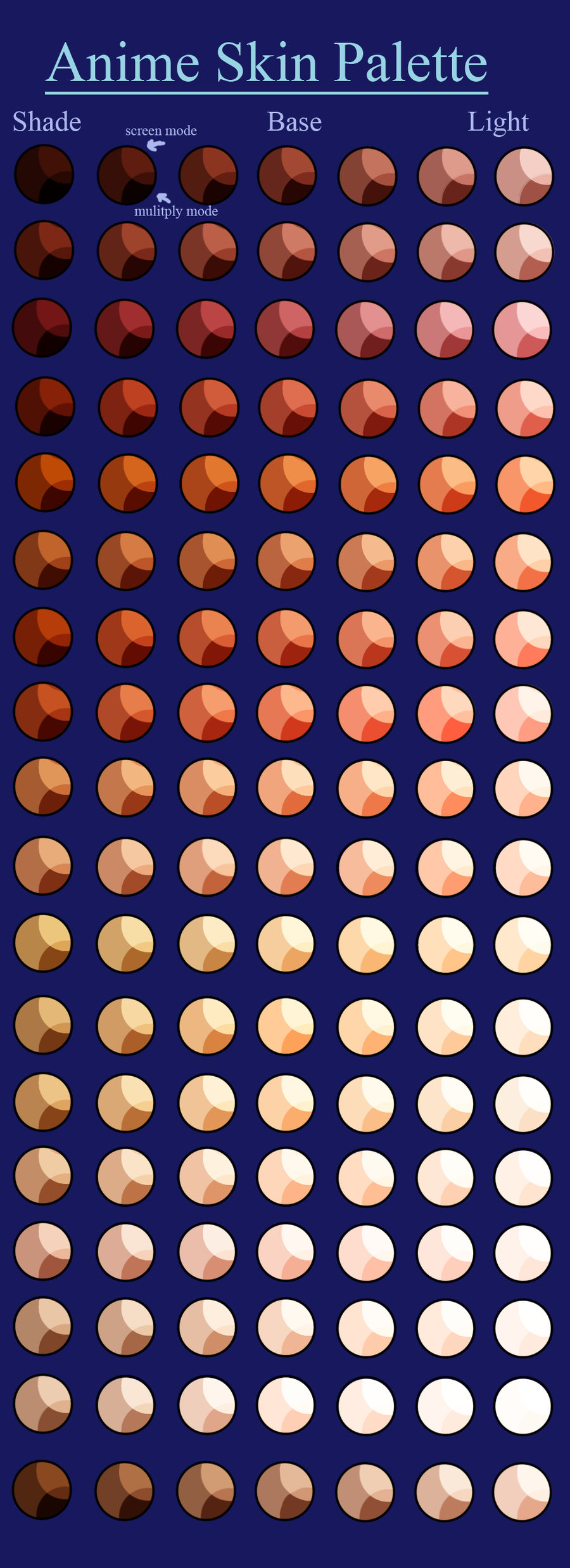 It's just a graphic of Fabulous Skin Color Pallete Drawing It is a picture of Fabulous Skin Color Pallete Drawing