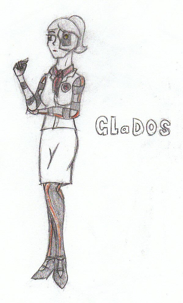 Humanized GLaDOS by Gallade95 on DeviantArt