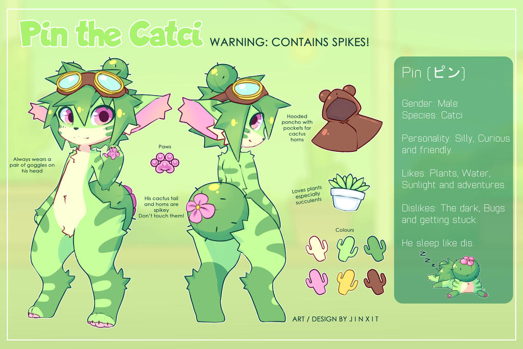 Pin's Reference sheet 2.0 by Dont-Jinxit on DeviantArt