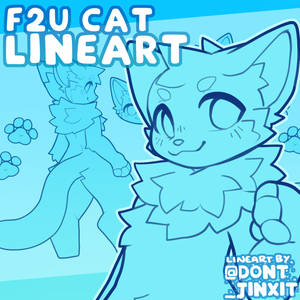 Free cat lineart