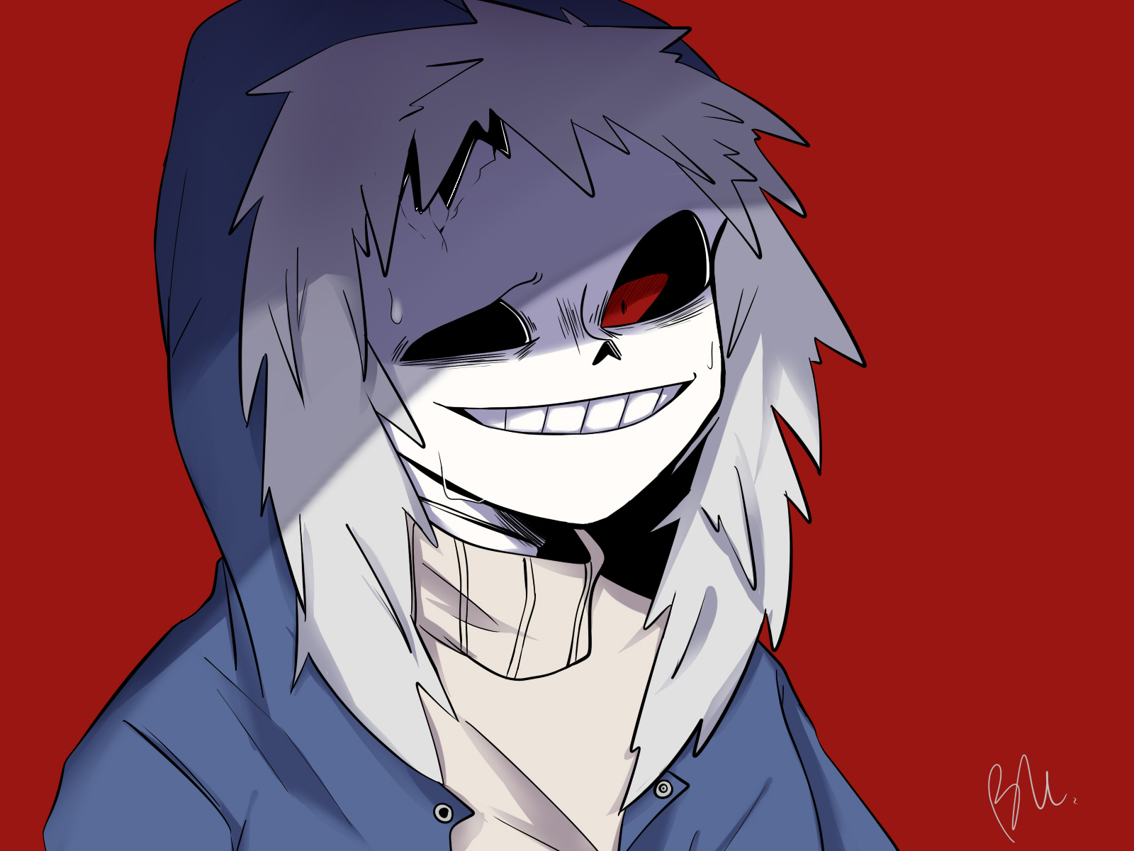 Hiiii.horror sans by xXRedshouGunXx on DeviantArt