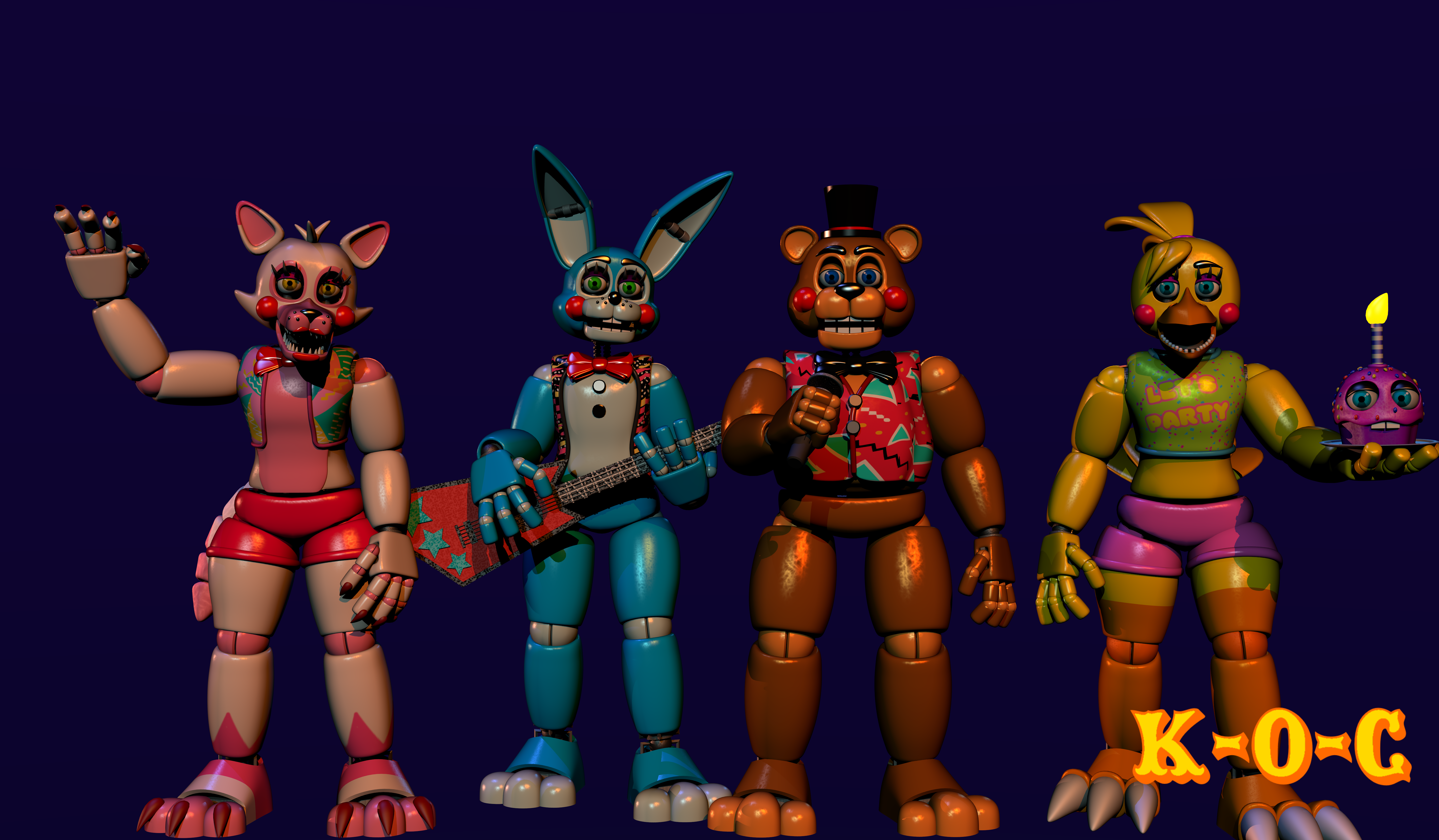 Toy Fnaf 1 by danimatronicspeedYT on DeviantArt