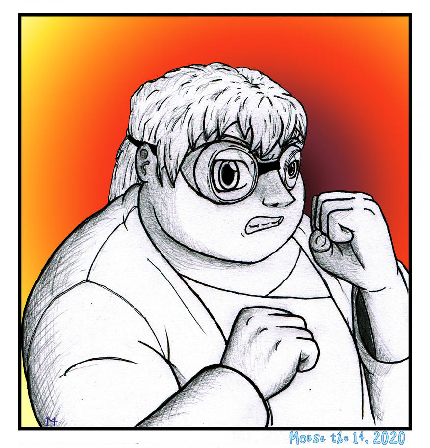Boxing Kay Shaded Ink Commission by MousaThe14 on DeviantArt