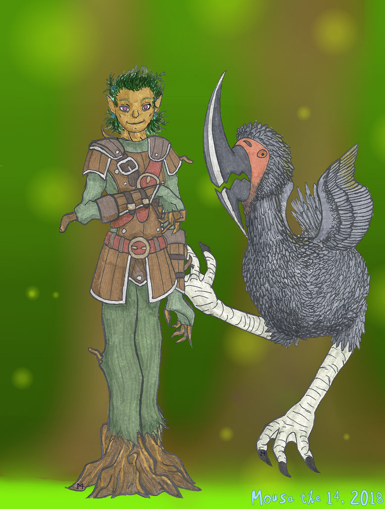 Axbeak Creatures Genvrier Axebeak Commission no cloak by MousaThe14 on DeviantArt