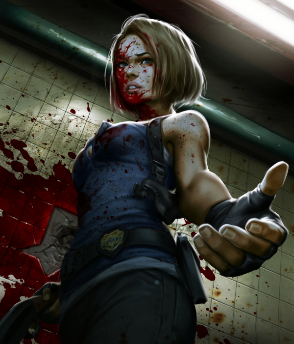 fresh blood by PSYCHOACIID on DeviantArt  Resident evil, Vampire girls,  Personalize art