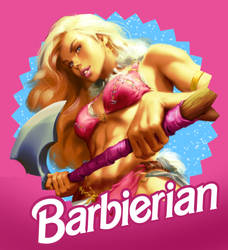 Barbierian by Grobi-Grafik