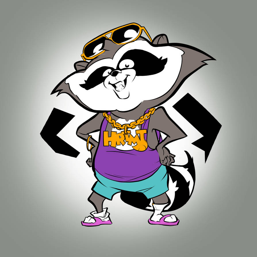 Graffiti Racoons Characters Racoon by Grobi-Grafik on DeviantArt