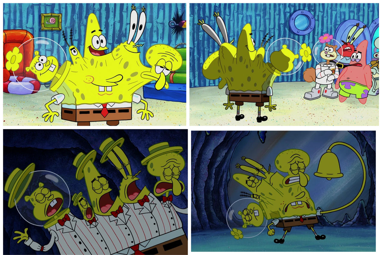 Multiplot Characters Spongebob as Multiple Characters by KingConnor372 on DeviantArt