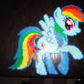 Rainbow Dash Perler MLP FIM