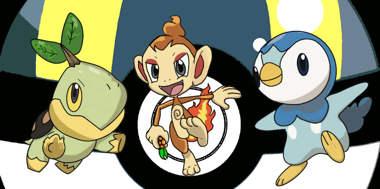 Generation 4 Starters by Fienduredraws on DeviantArt