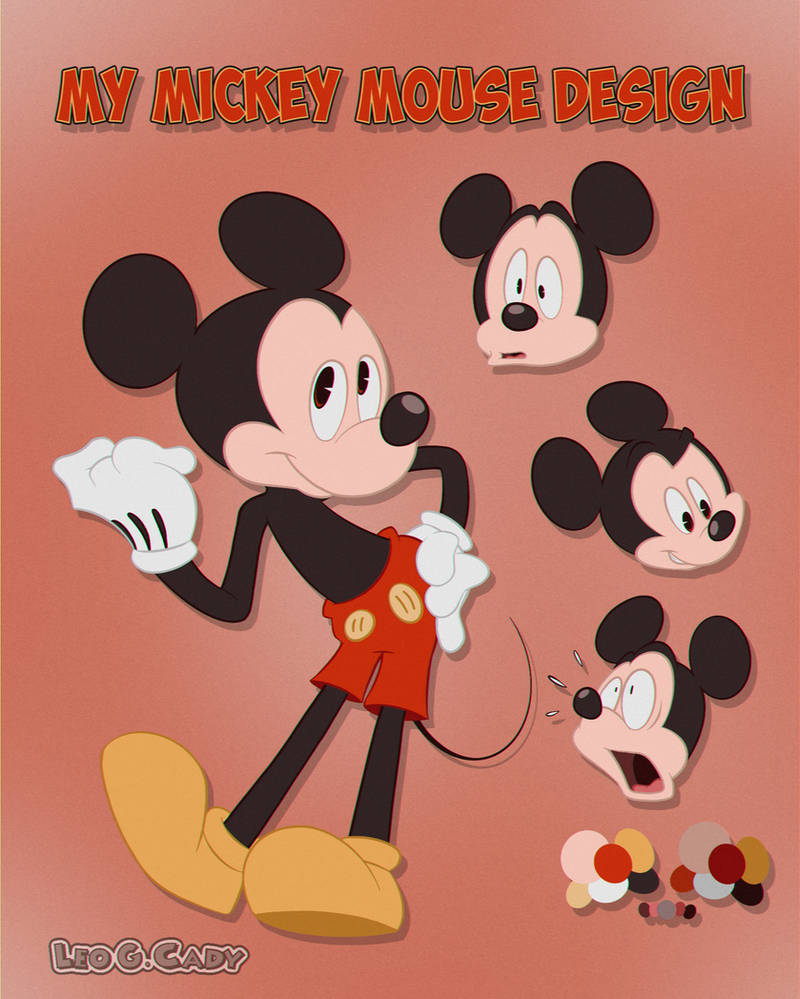 Mickey Design Original Mickey Design by LeoGCady on DeviantArt