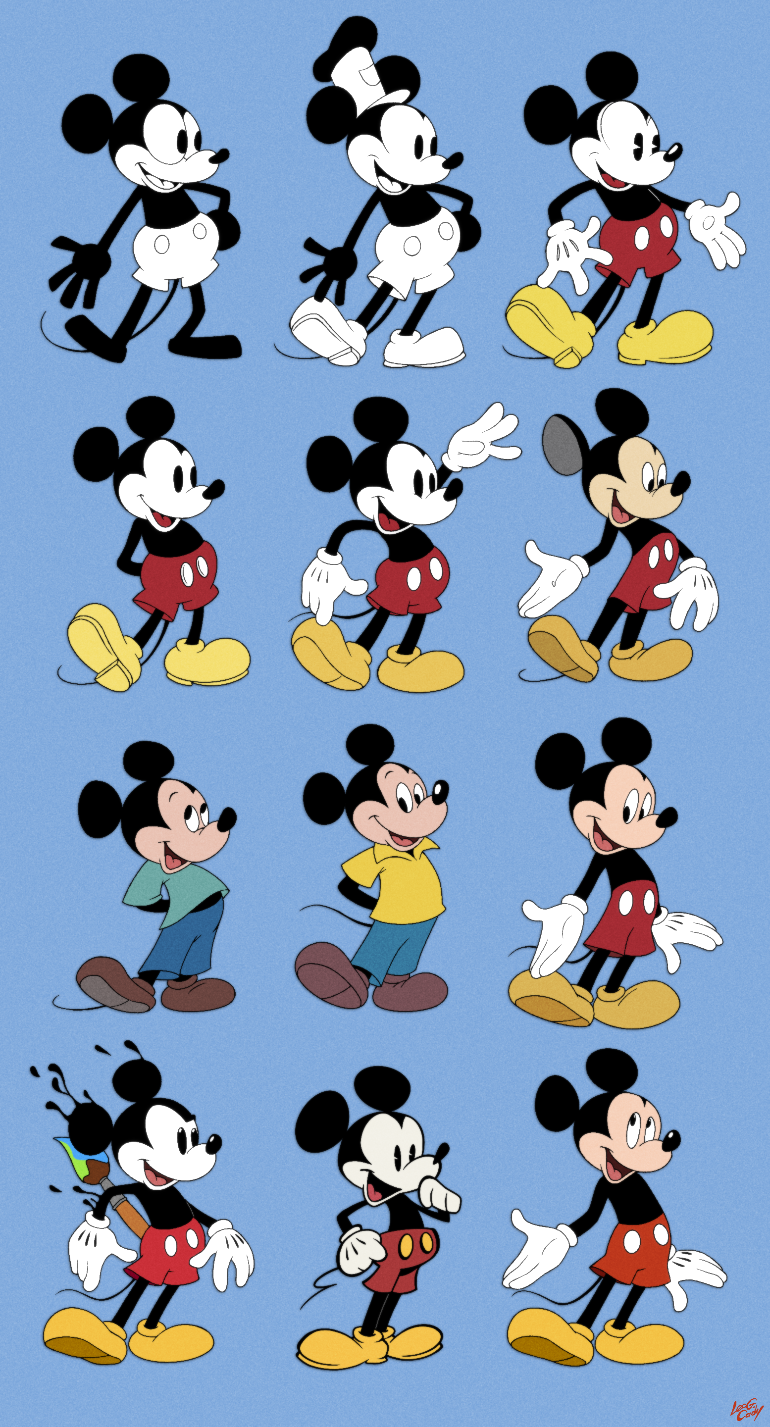Mickety Walt Disney's Mickey Mouse by LeoGCady on DeviantArt
