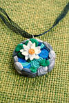 Lily pond necklace by Kurenai87