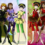 Avatar Girls as Sailor Senshi