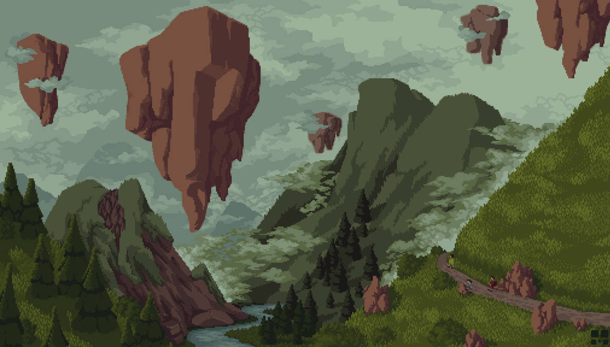 Floating Rocks by eagersprout on DeviantArt