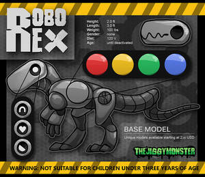 Robo-REX - Species Information by TheJiggyMonster