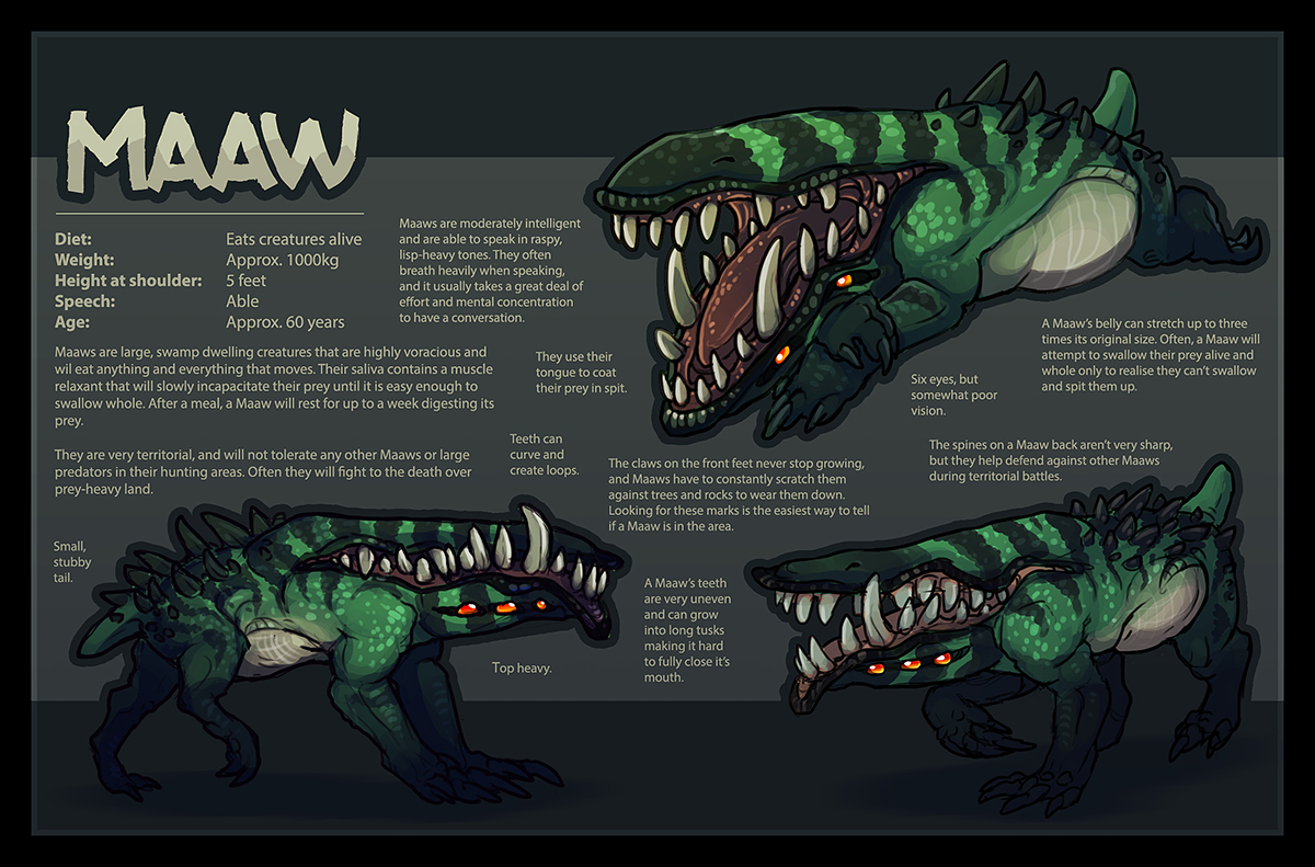 Maaw Rounds Maaw - Species Information by TheJiggyMonster on DeviantArt