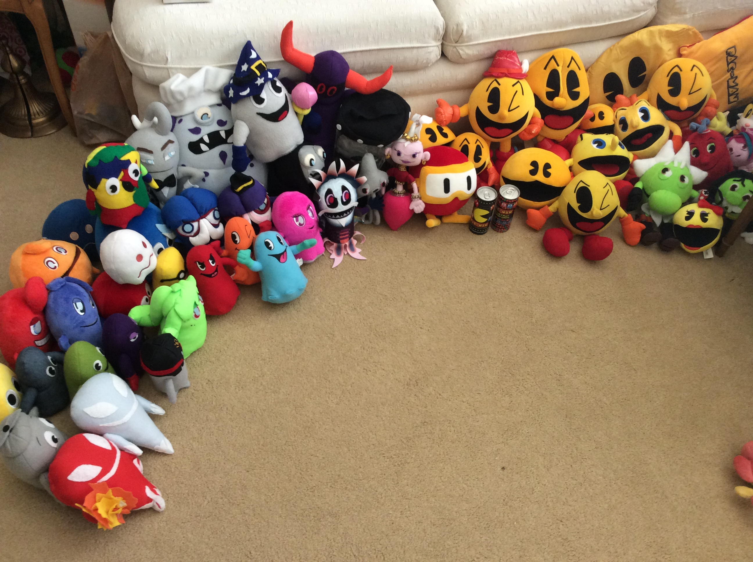 My PacMan Plush Collection