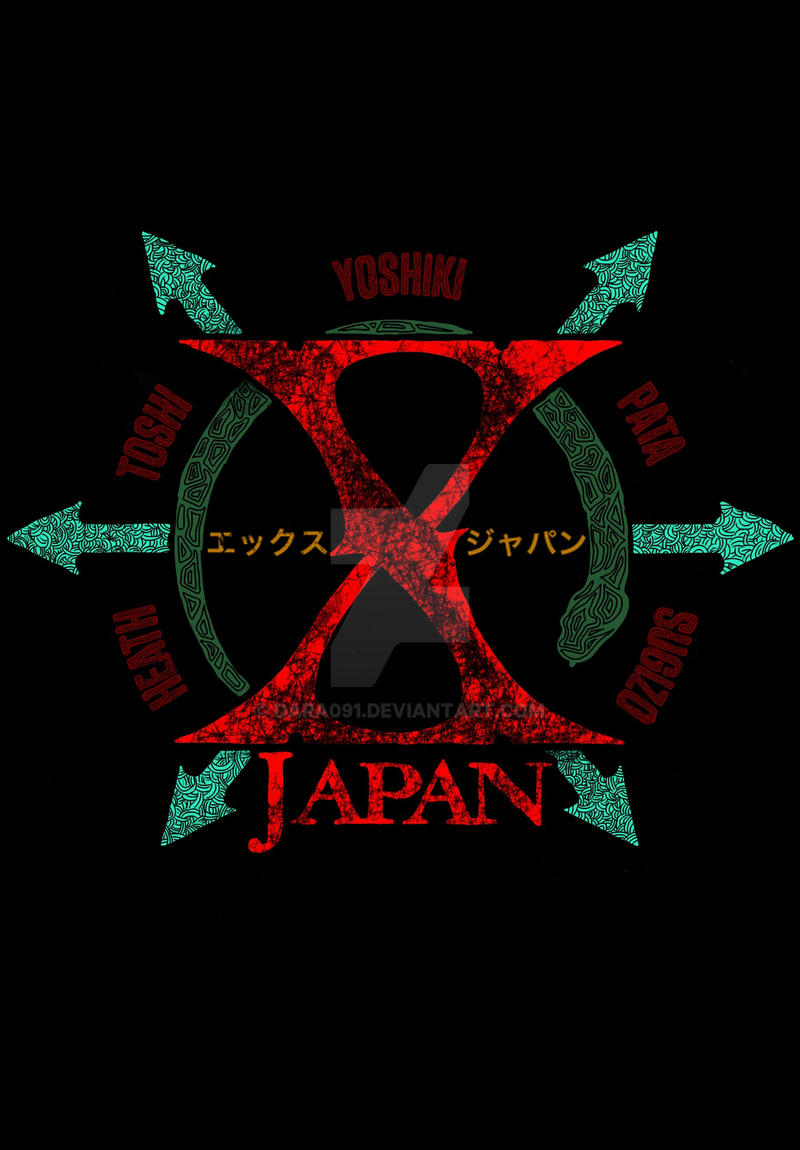 X Japan Colored Logo By Dara091 On Deviantart X Japan Colored Logo By Dara091 On Deviantart