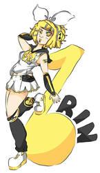 Rin Kagamine V4 :: Fan Art ::