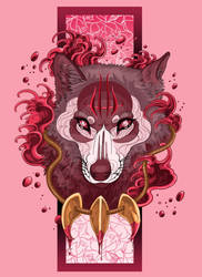 Wounded wolf