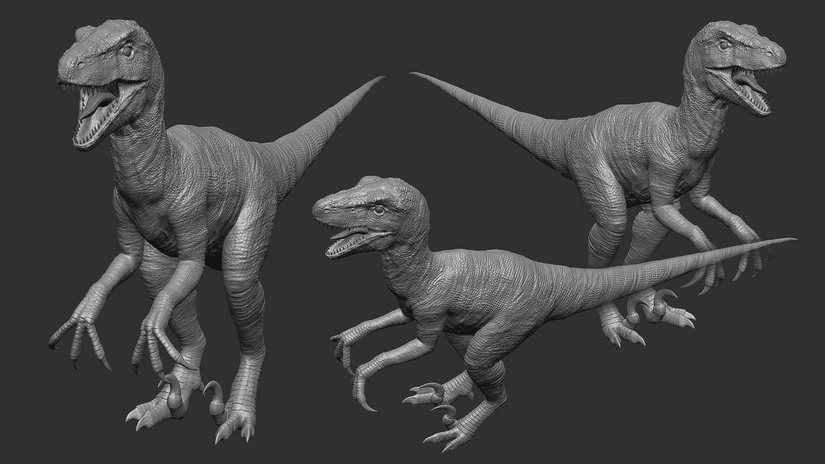 Blue Raptor(HighPoly) | Velociraptor | Ngchipv by ngchipv on DeviantArt