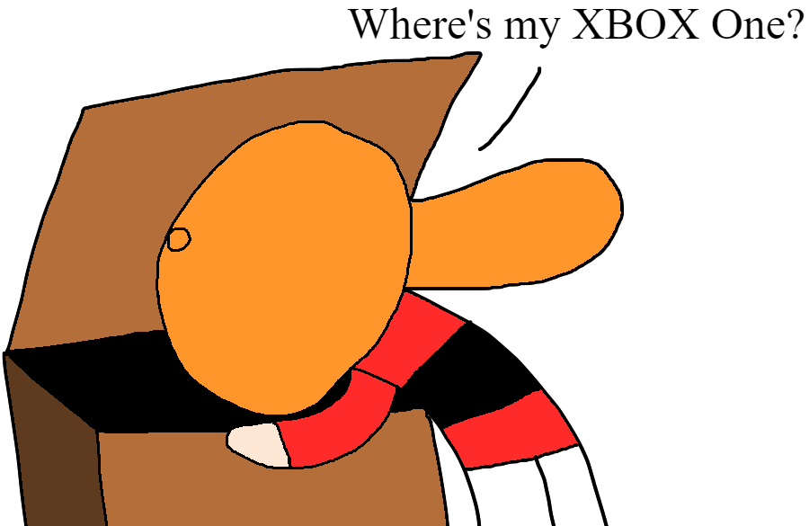 Roy finding his XBOX One by JordanMeadowsGames on DeviantArt