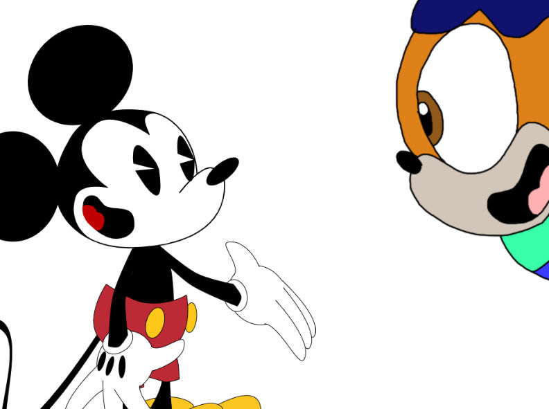Maria Mickey Maria Ed meets Mickey Mouse by JordanMeadowsGames on DeviantArt