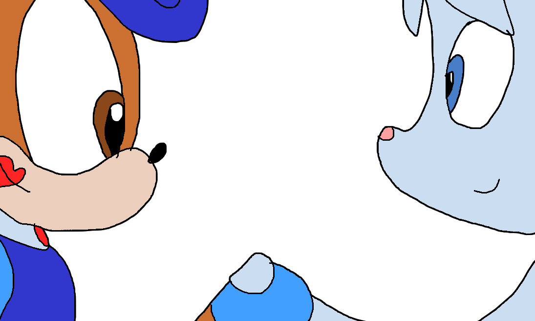 Maria Ed and Rivet handshaking by JordanMeadowsGames on DeviantArt