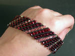Diagional Netted Bracelet by jardan