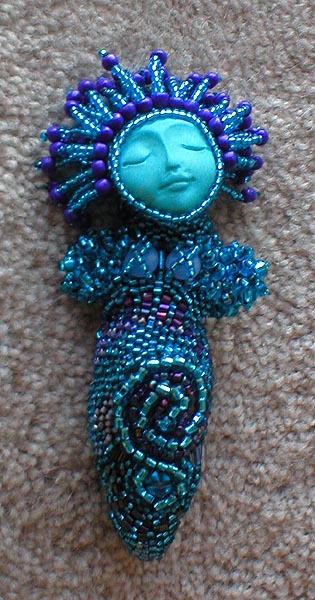 Water Sprite Beaded Goddess