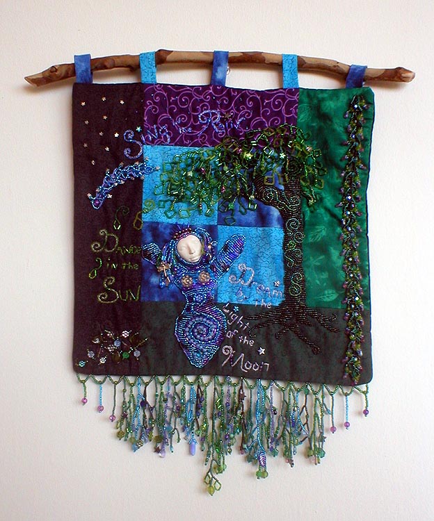 Beaded Goddess Tapestry