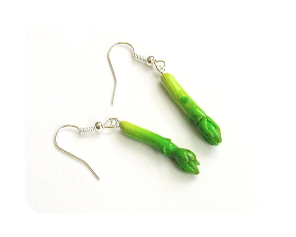 asparagus earrings