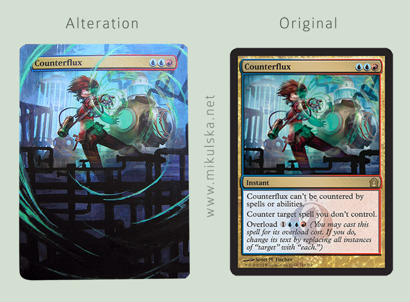 M:tG altered card - Counterflux