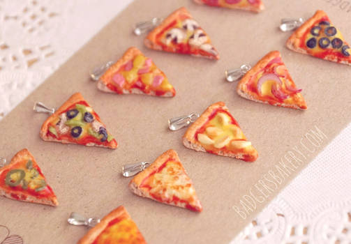 Pizza Pendants